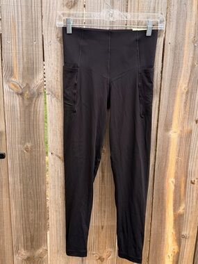 NWT Offline by Aerie High-Waist Black Leggings with Side Pockets Size Medium